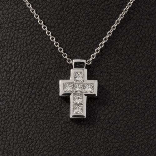 Franklin Diamond Necklace | 18ct White Gold – Gear Jewellers