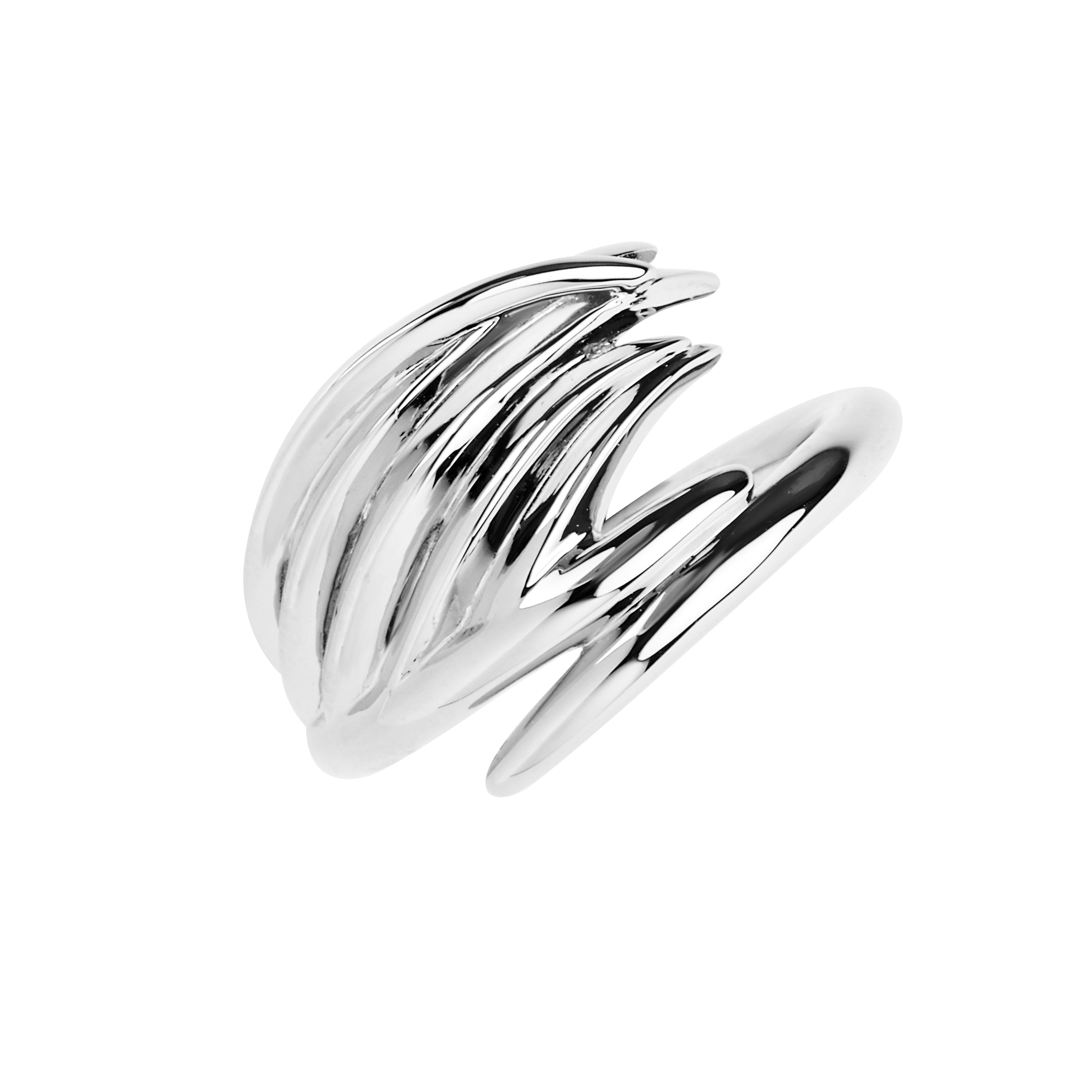 Shaun Leane Silver White Feather Ring SL-SLS660 – David Roberts Jewellery